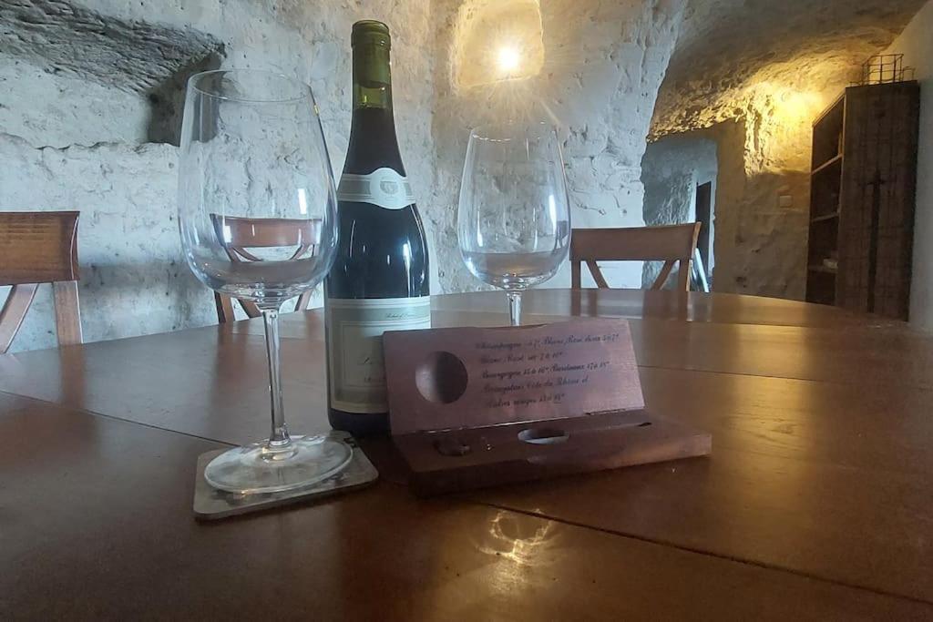 Troglo Entre Caves Et Chateaux Montlouis-sur-Loire Zewnętrze zdjęcie