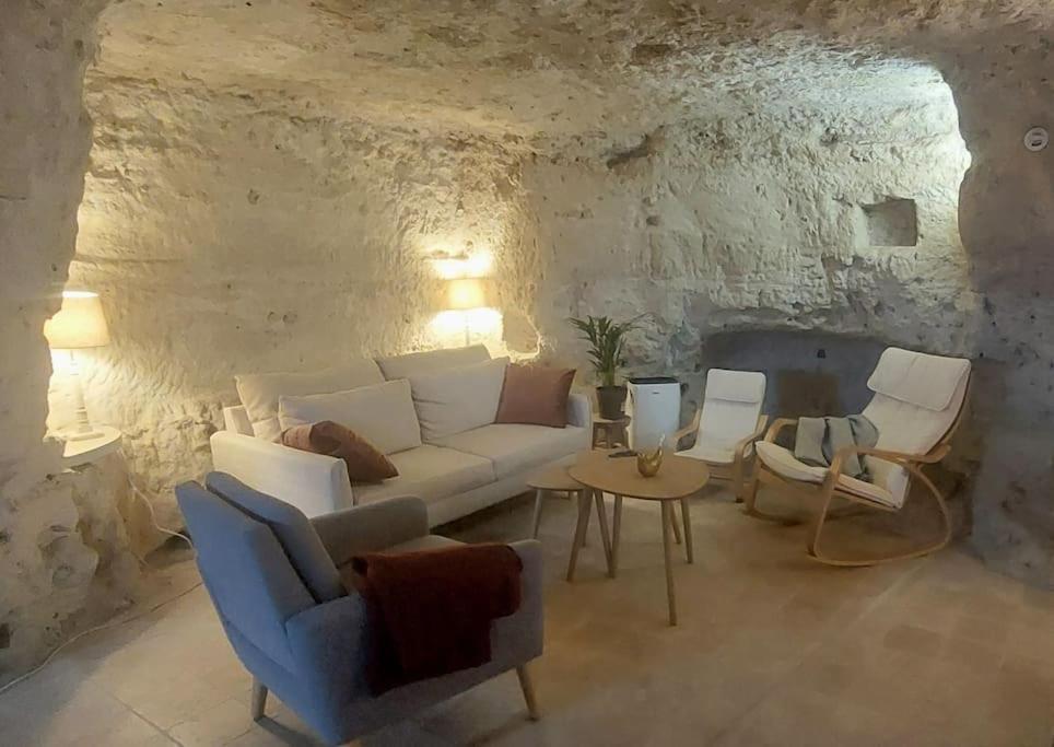 Troglo Entre Caves Et Chateaux Montlouis-sur-Loire Zewnętrze zdjęcie